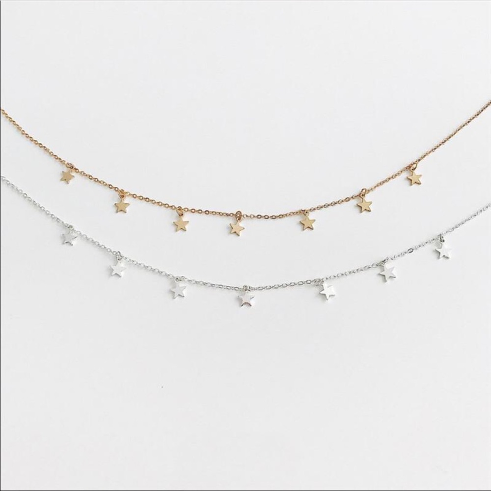 Star Charm Choker Necklace - Picture 3 of 3